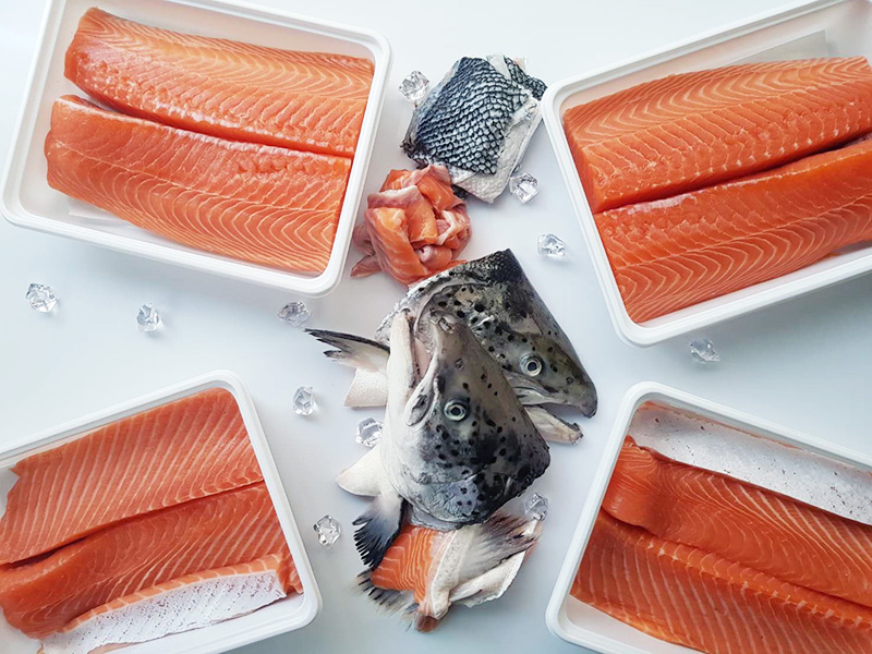 ปลาแซลมอนซาชิมิ